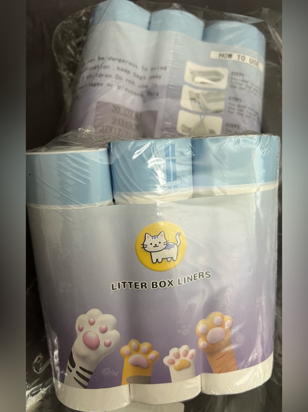 NIP Litter Box Liners - 60 Liners